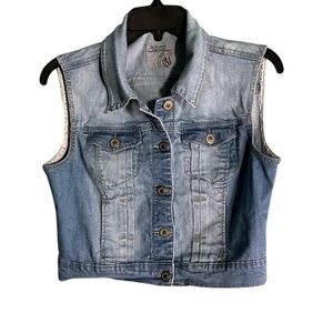 I&M Jeans Denim Vest Jacket size M